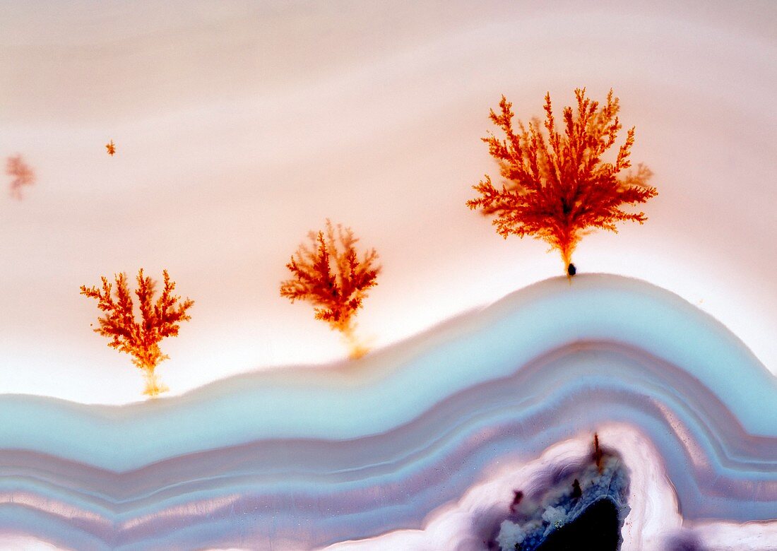 Agate surface