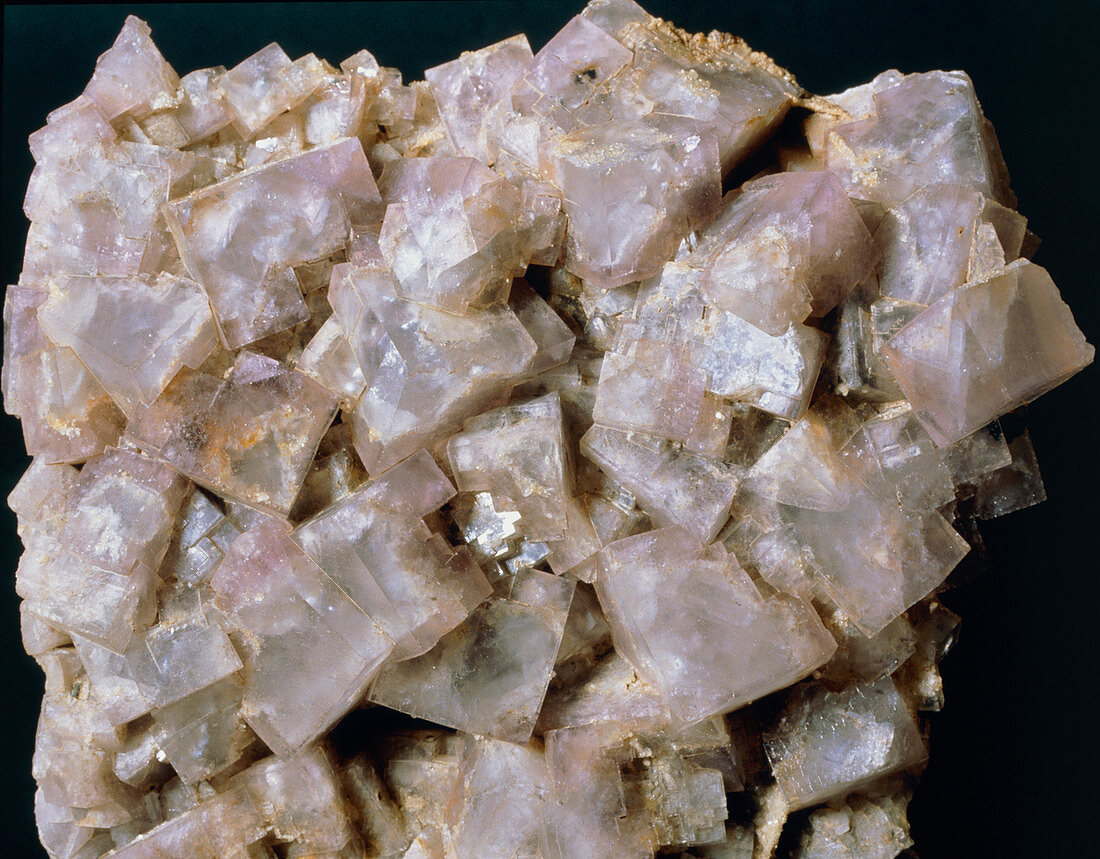 A specimen of fluorite