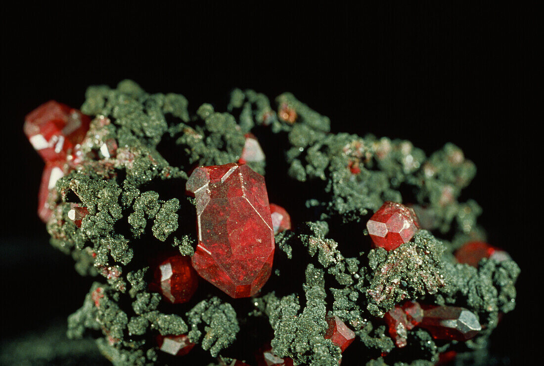Sample of mineral cuprite