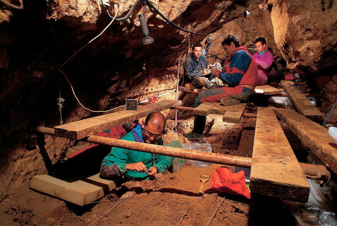 Excavations at Sima de los Huesos