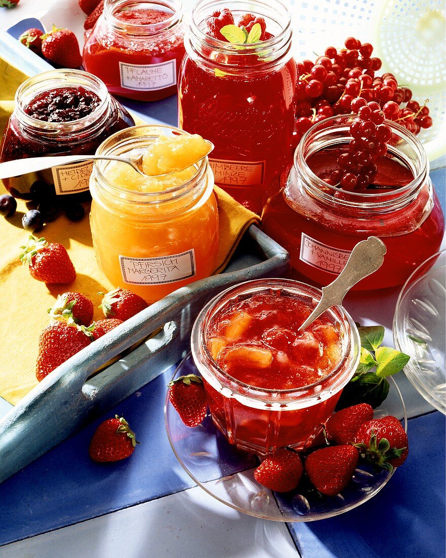Freshly made jams