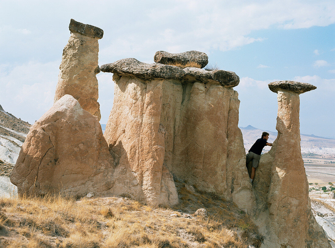 Hoodoo rocks,Cappadocia,Turkey