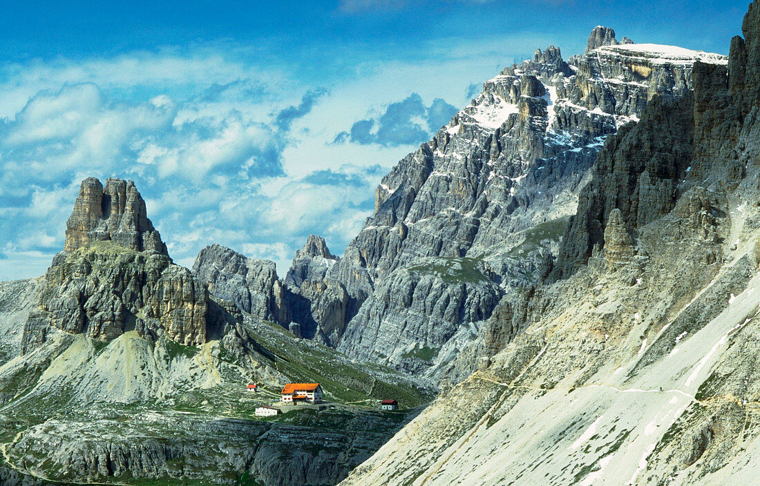 Sextener Dolomites mountains