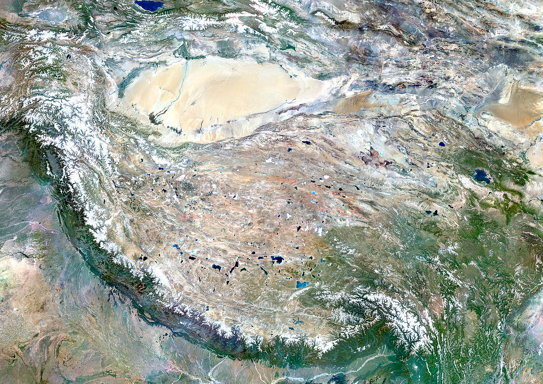 Himalayas,satellite image