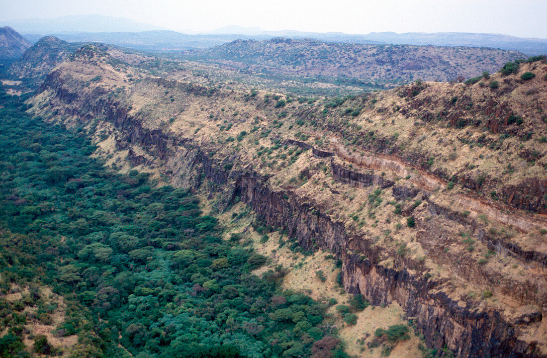 Great Rift Valley landscape,Kenya