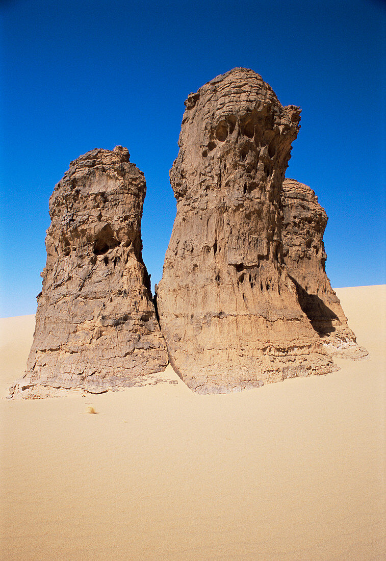 Eroded sandstone pillars