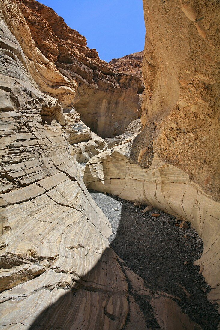 Mosaic slot canyon,Death Valley,USA