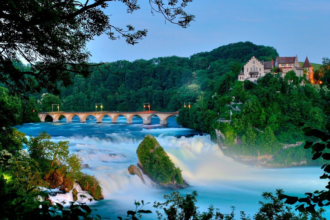 Rheinfall waterfall,Switzerland