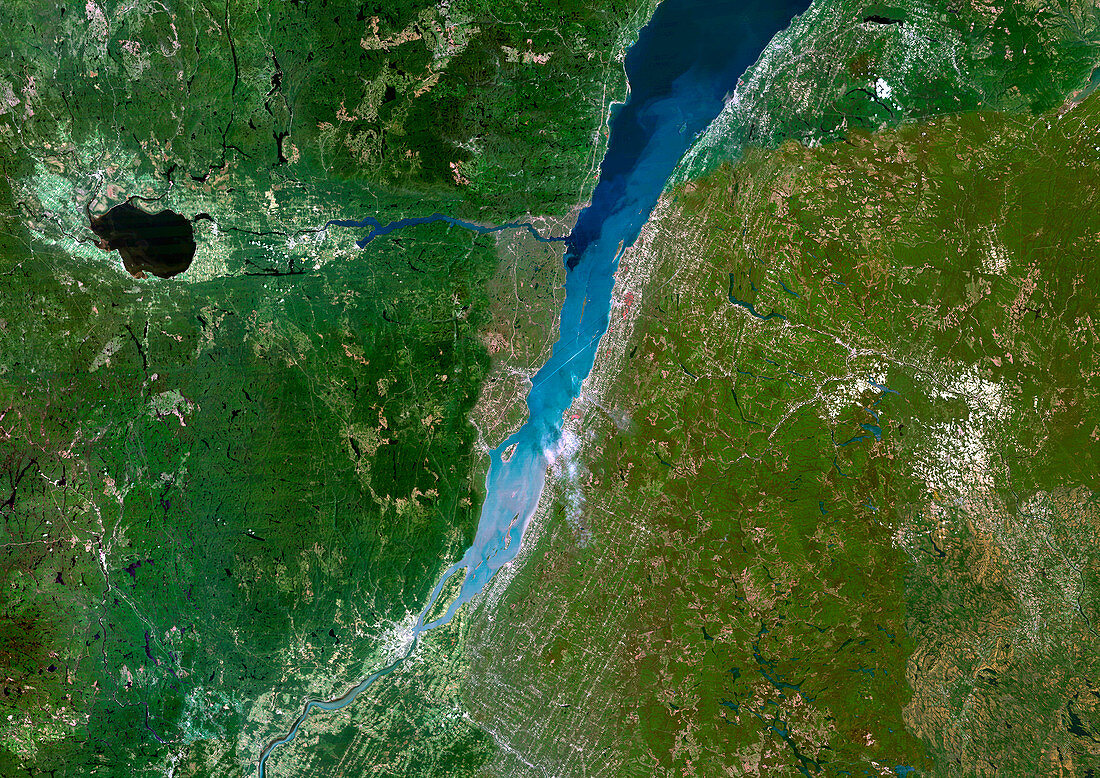 Gulf of Saint Lawrence,satellite image