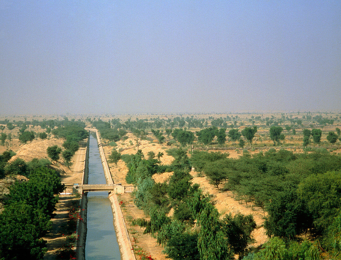 Rajasthan Canal,India