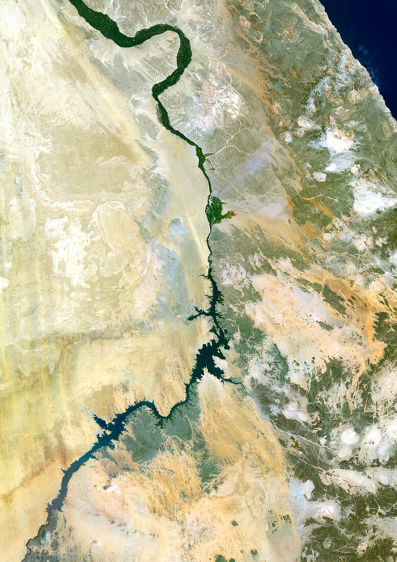 River Nile,satellite image