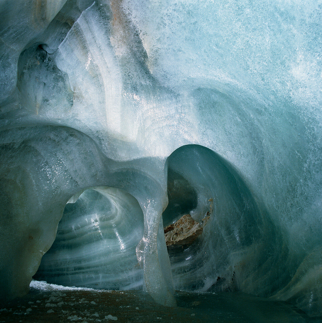 View of an ice cave