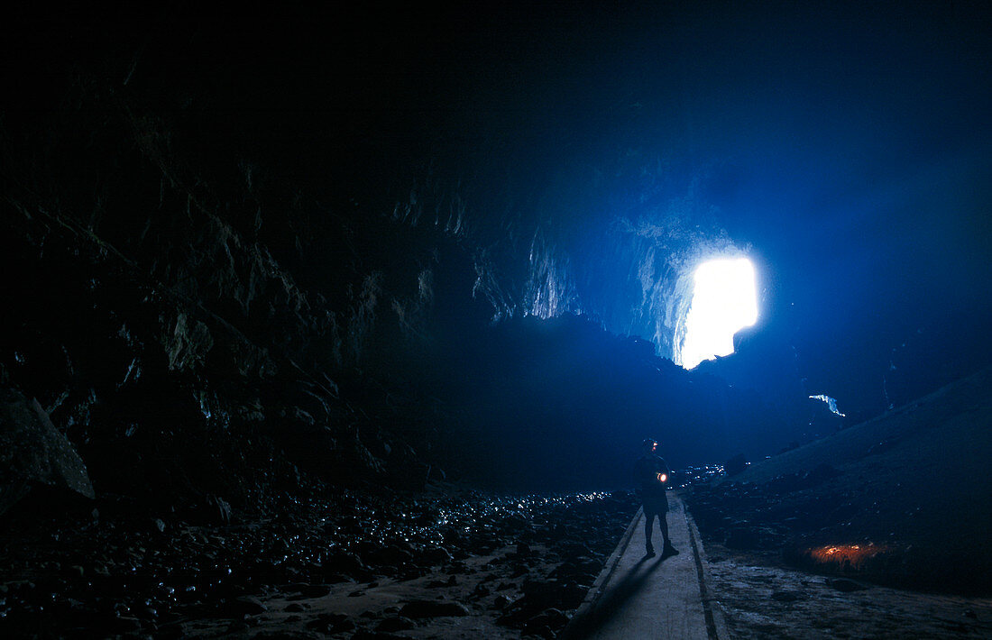 Interior of Deer Cave