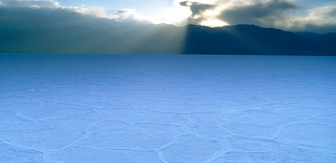 Salt flat,Death Valley