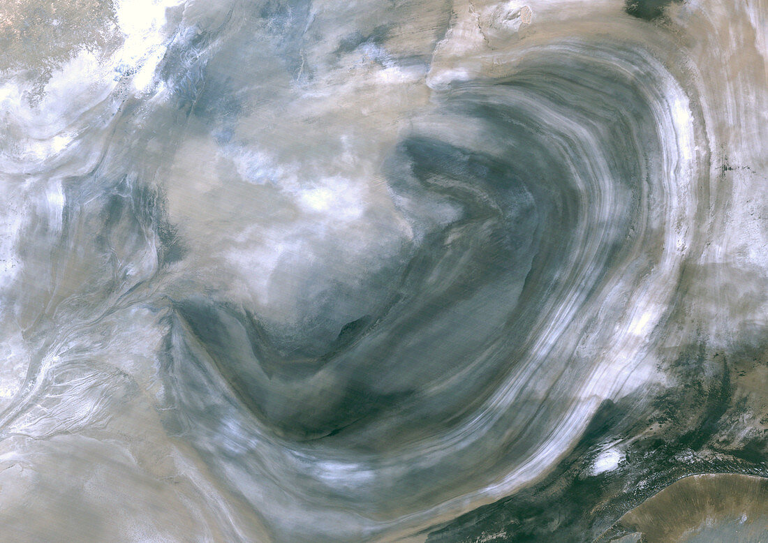 Lake Lop Nur,satellite image