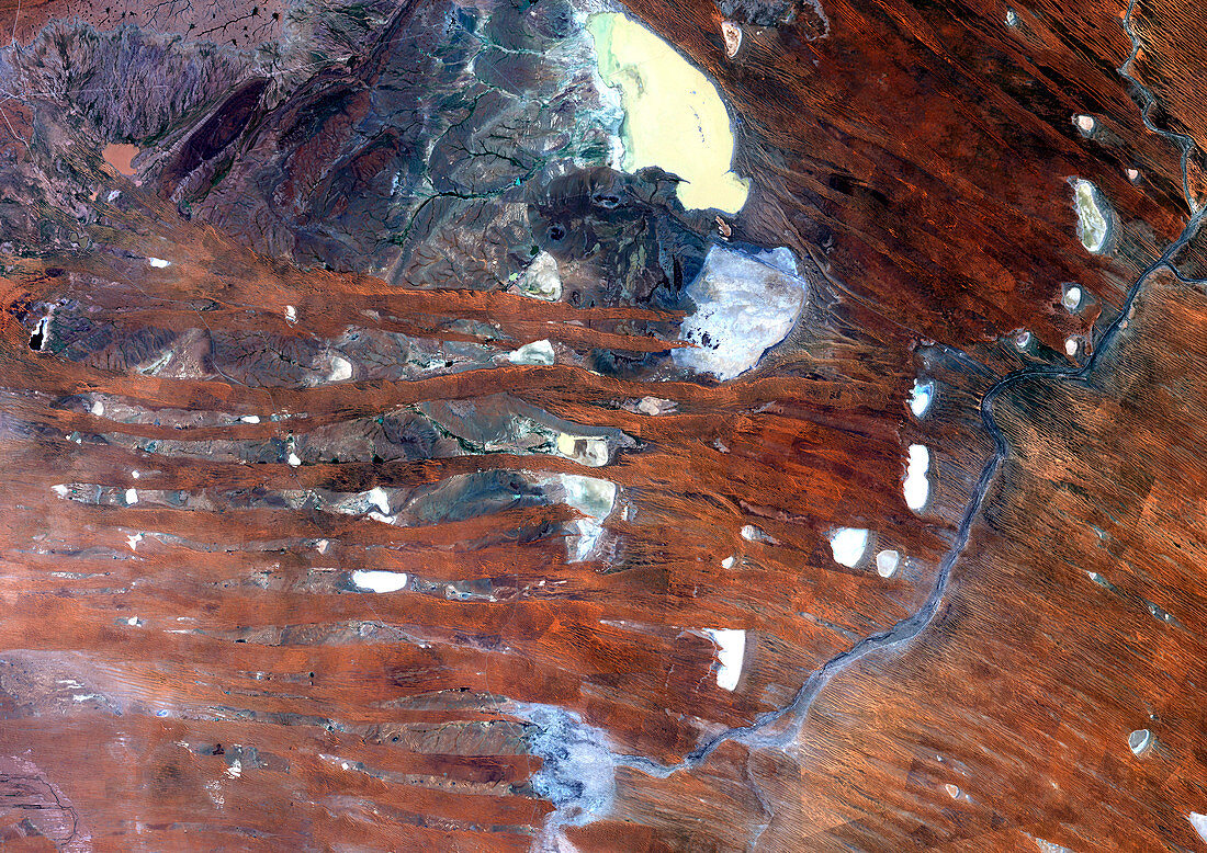 Kalahari Desert,satellite image