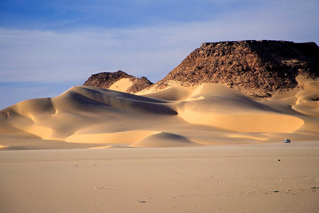 Sand dunes and hills,eastern Sahara