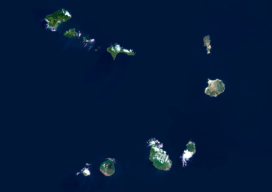 Cape Verde islands,satellite image