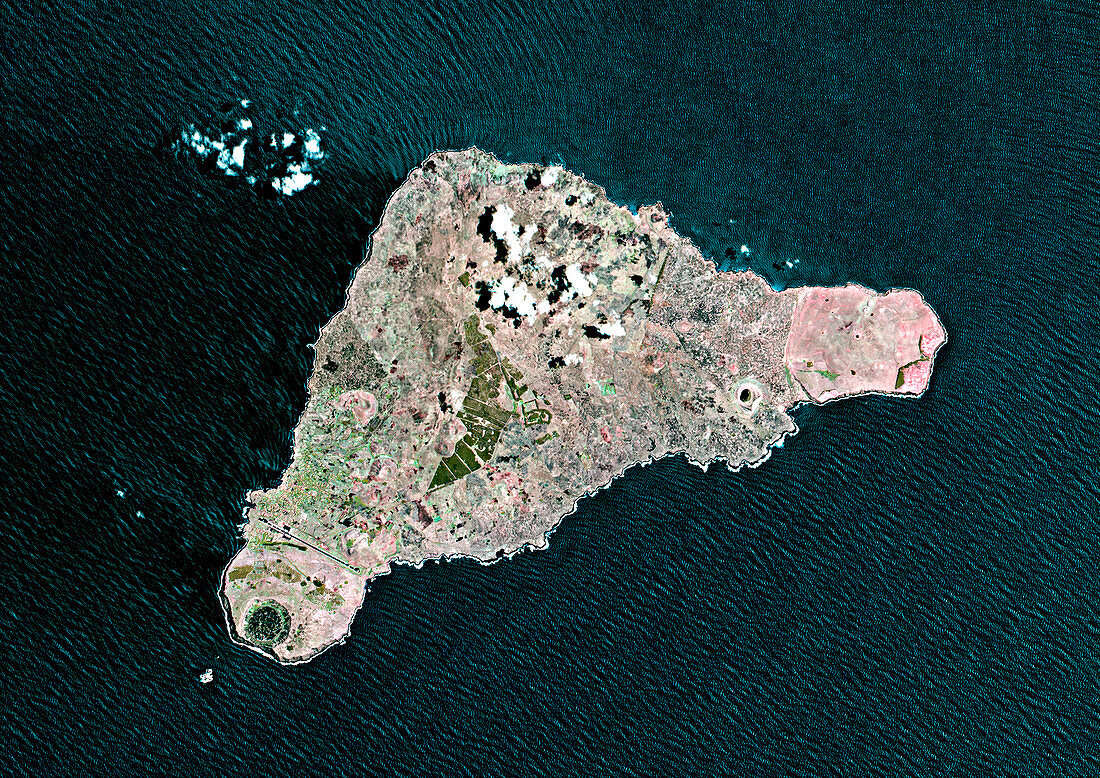 Easter Island,satellite image