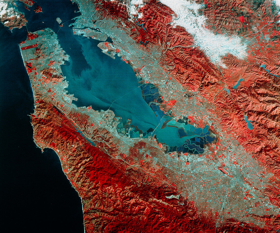 Landsat image of San Franscisco