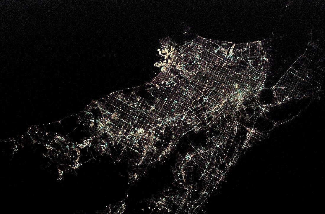 City lights of Los Angeles,USA