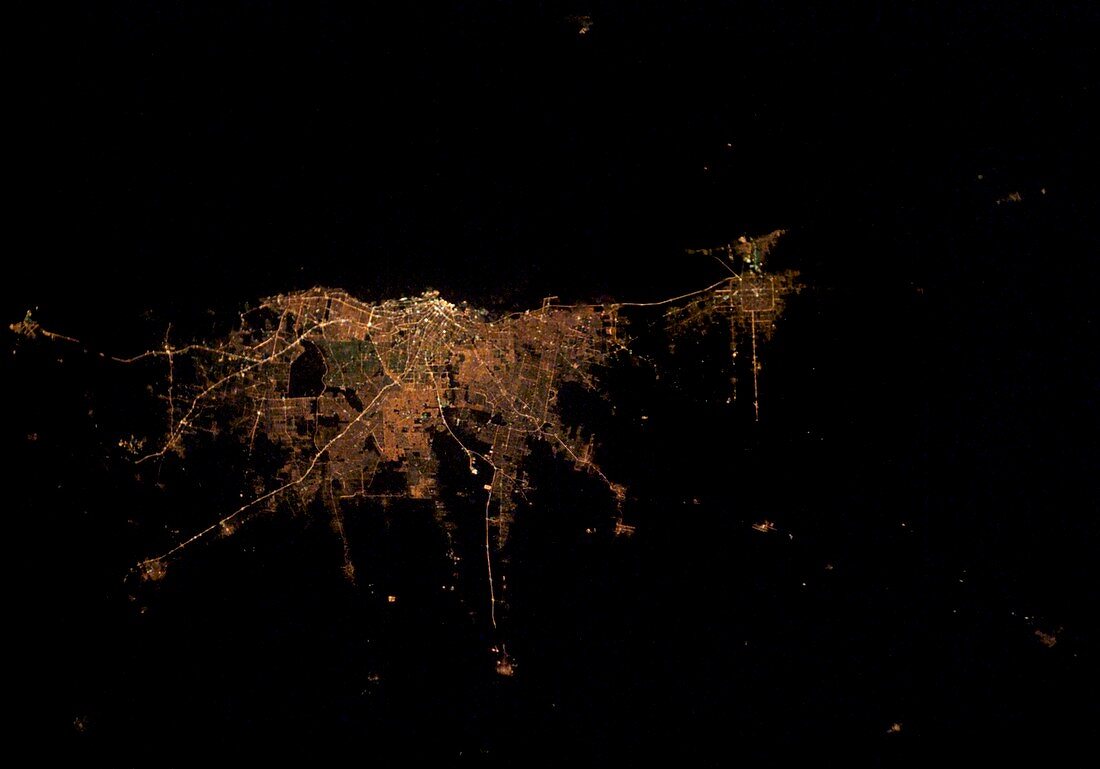 City lights of Buenos Aires,Argentina
