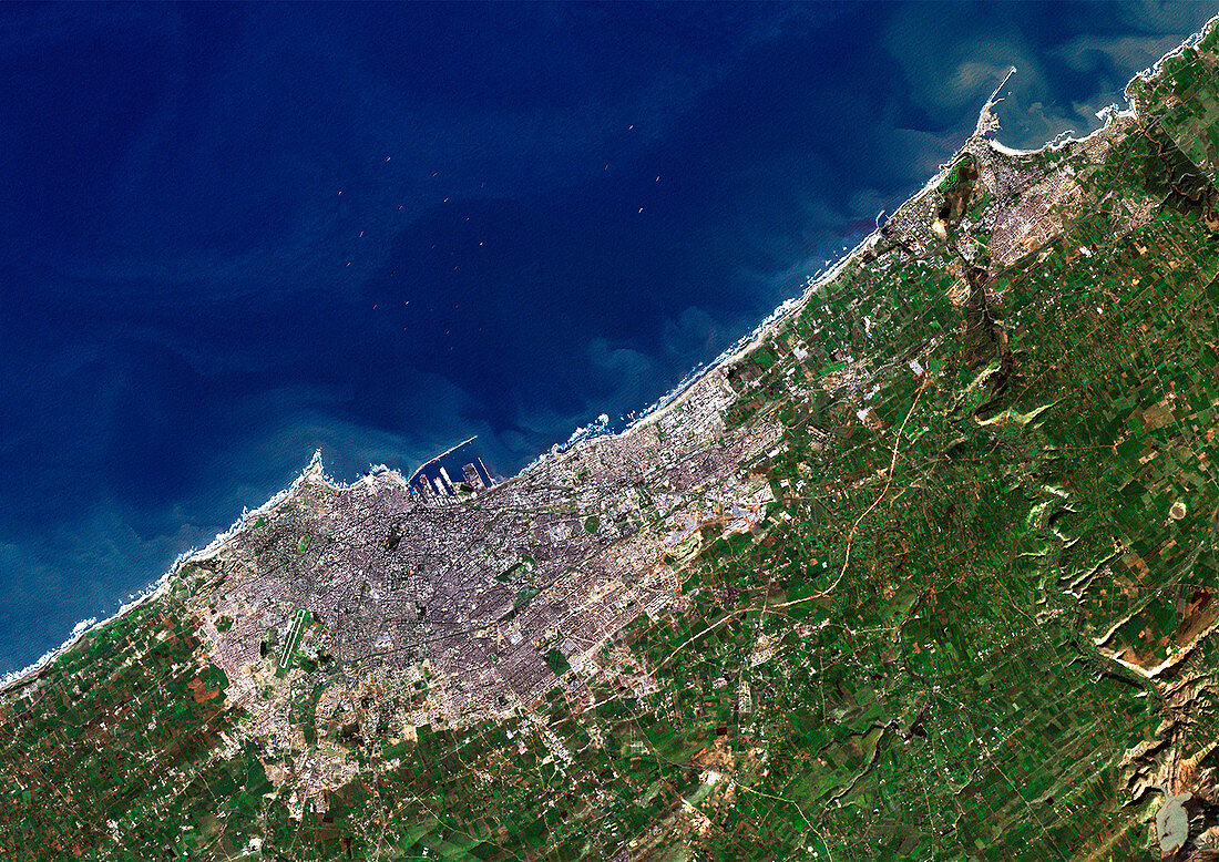 Casablanca,Morocco,satellite image