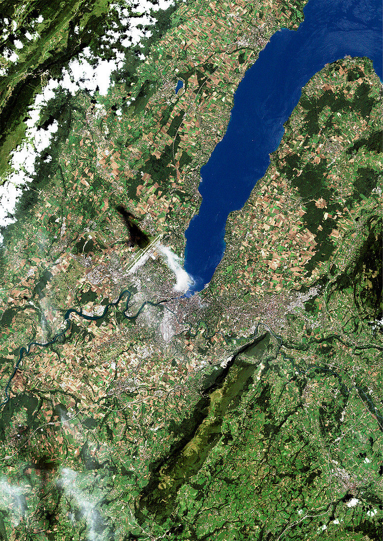 Geneva,satellite image