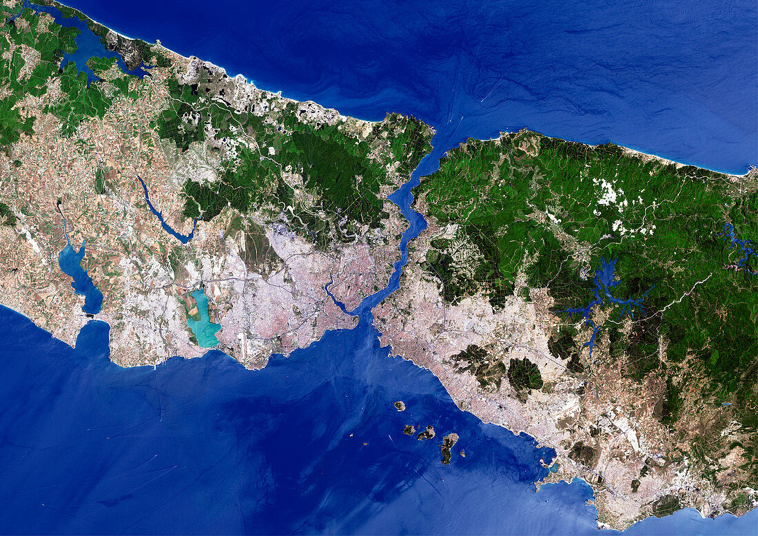 Istanbul,satellite image