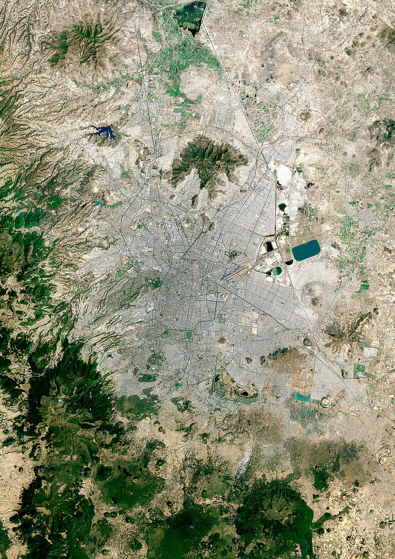 Mexico City,satellite image