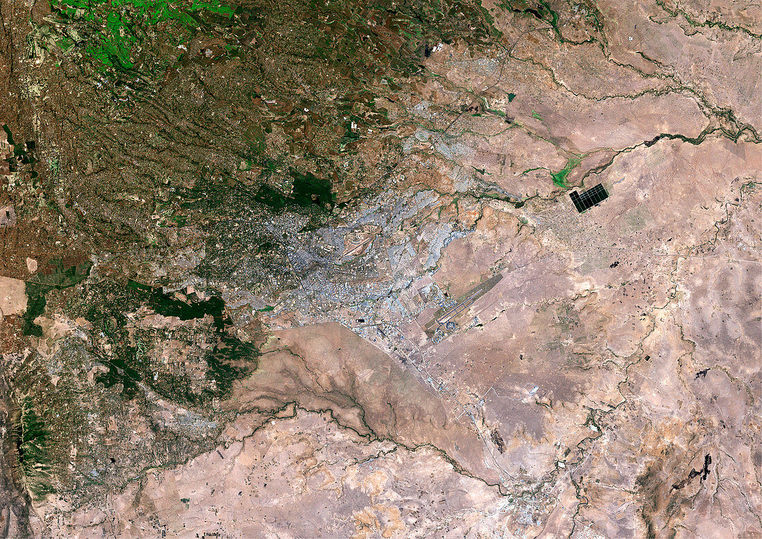 Nairobi,satellite image