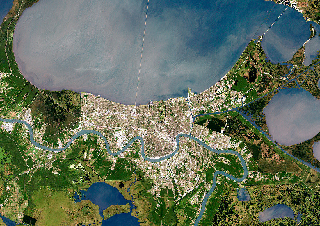 New Orleans,satellite image