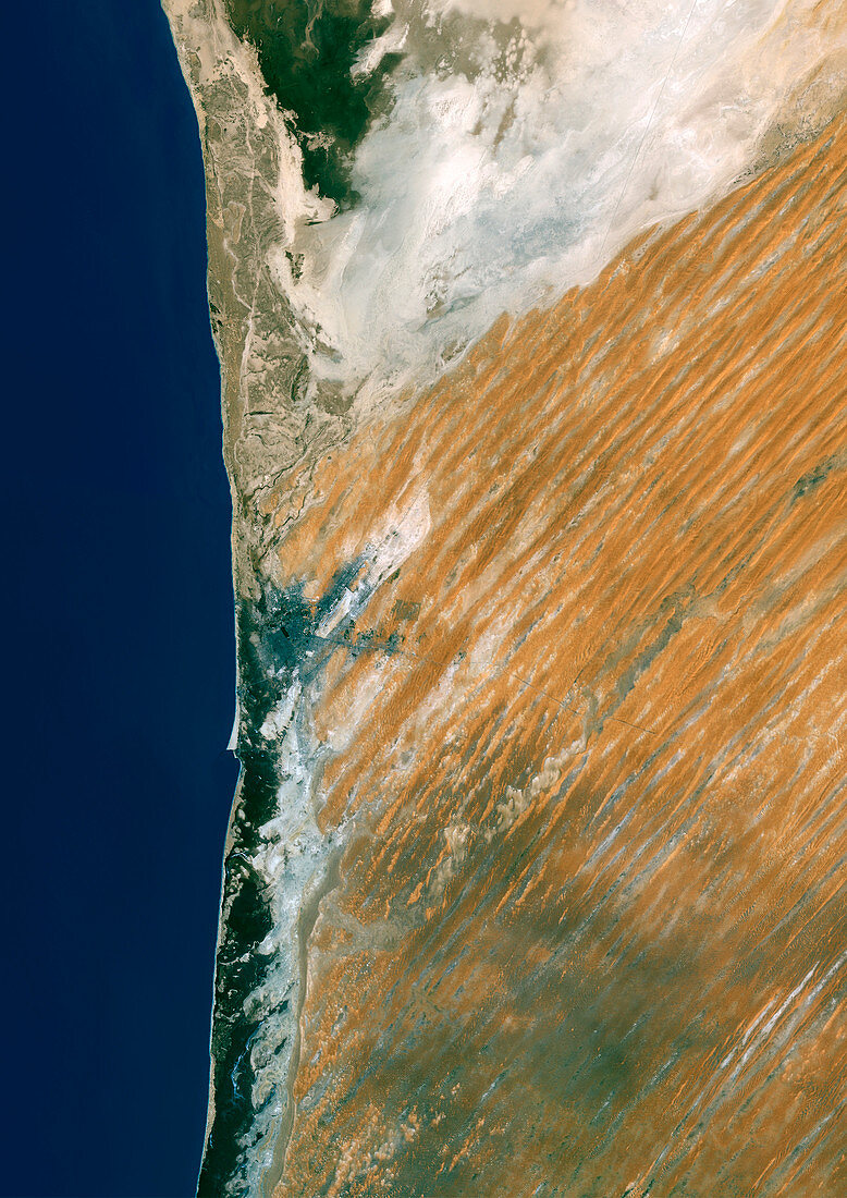 Nouakchott,satellite image
