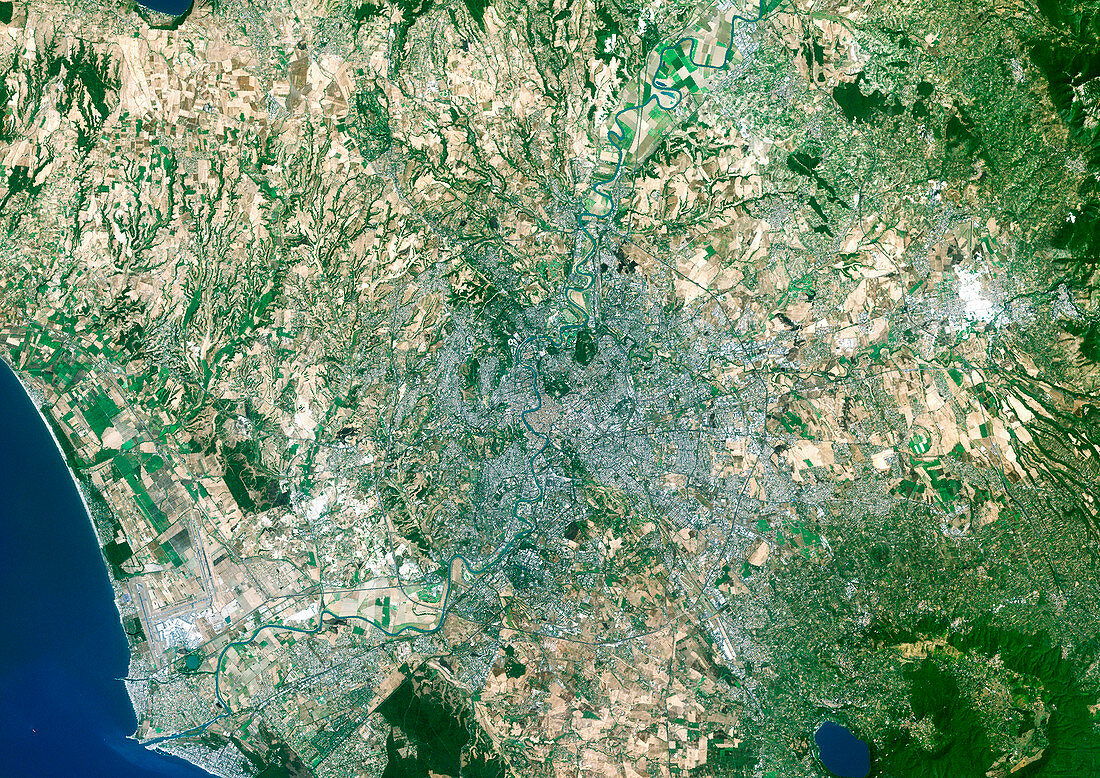 Rome,satellite image