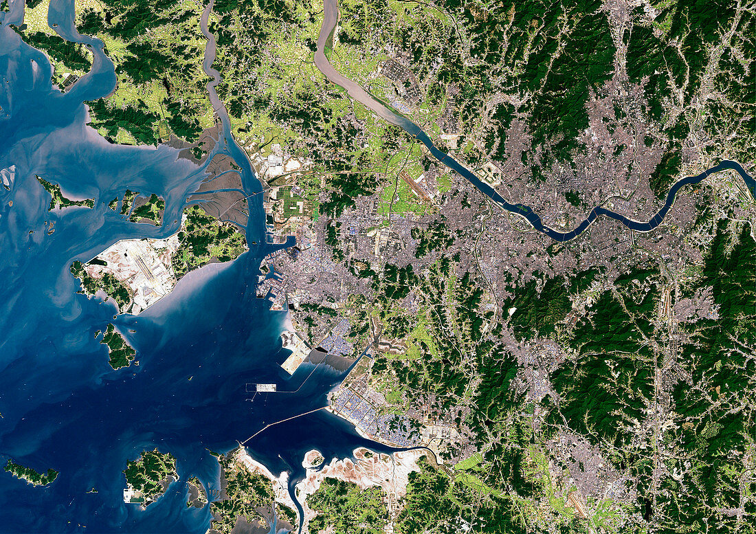 Seoul,satellite image