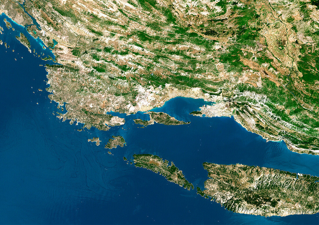 Split,satellite image