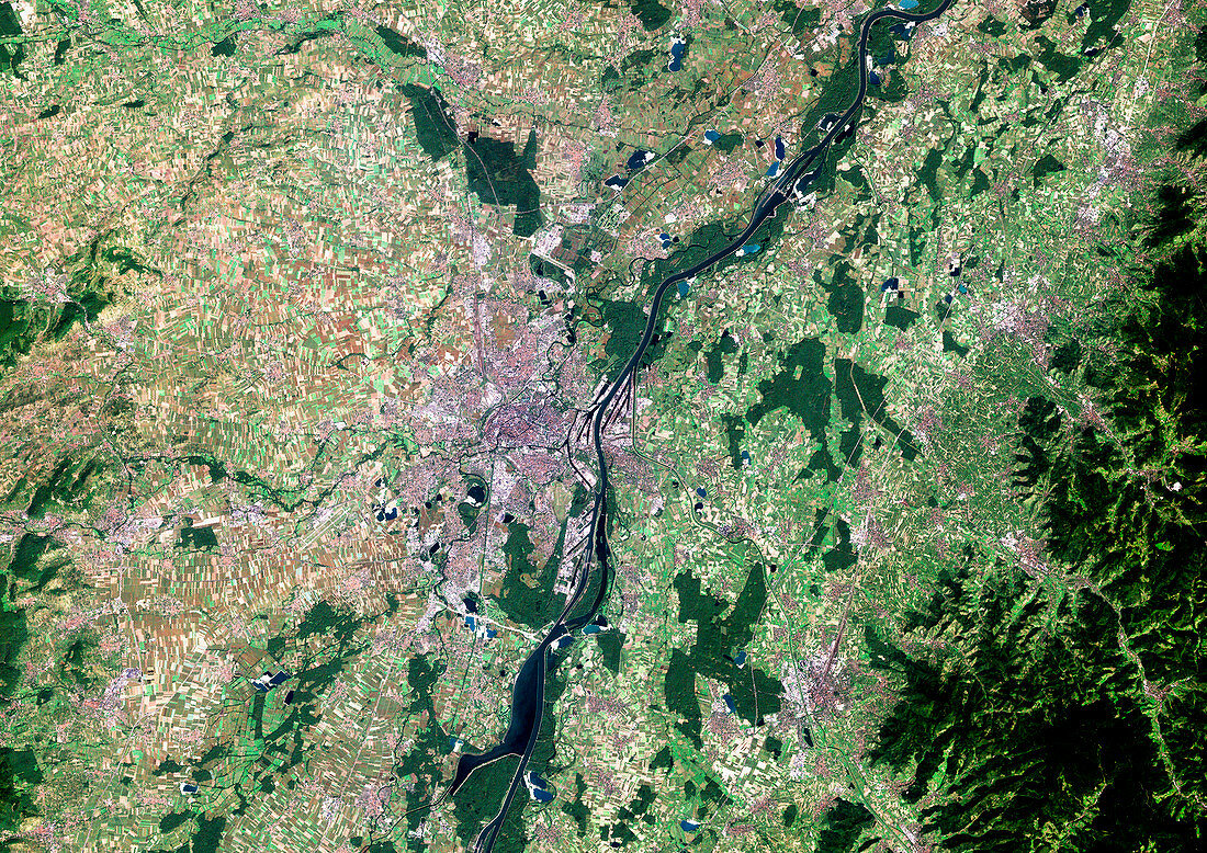 Strasbourg,satellite image