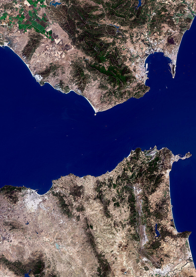 Tangier,satellite image