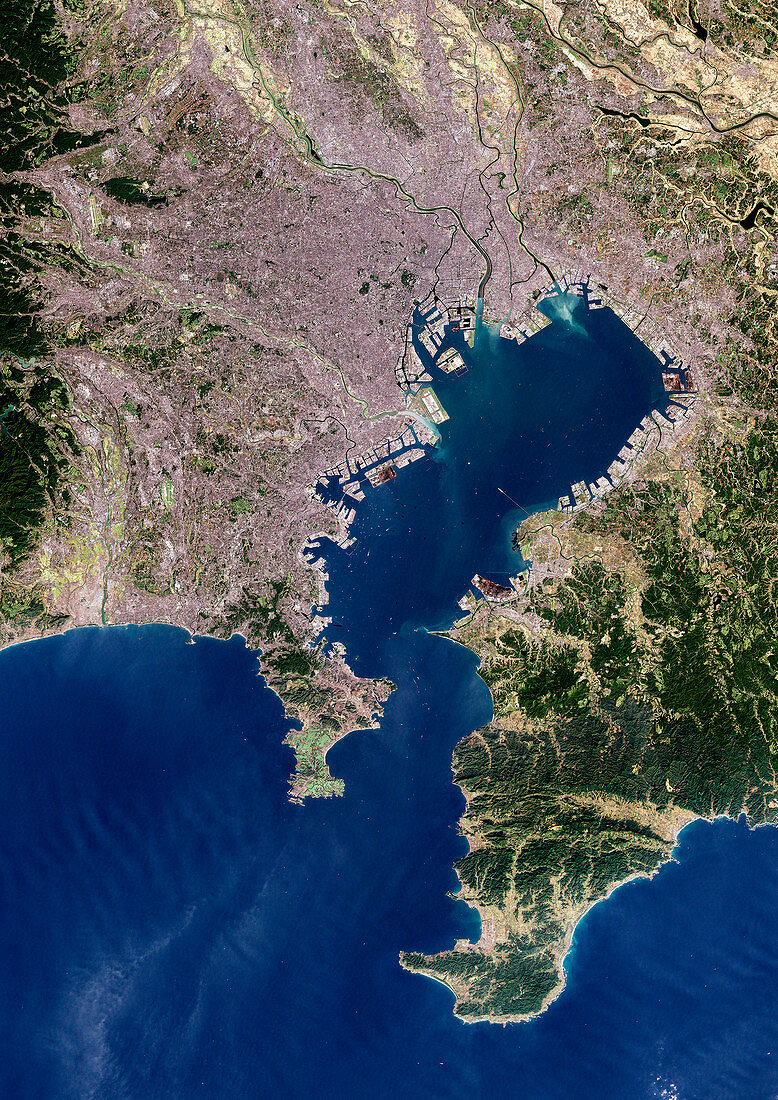 Tokyo,satellite image