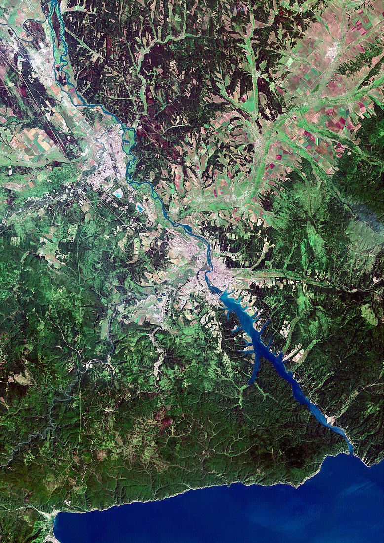 Irkutsk,satellite image