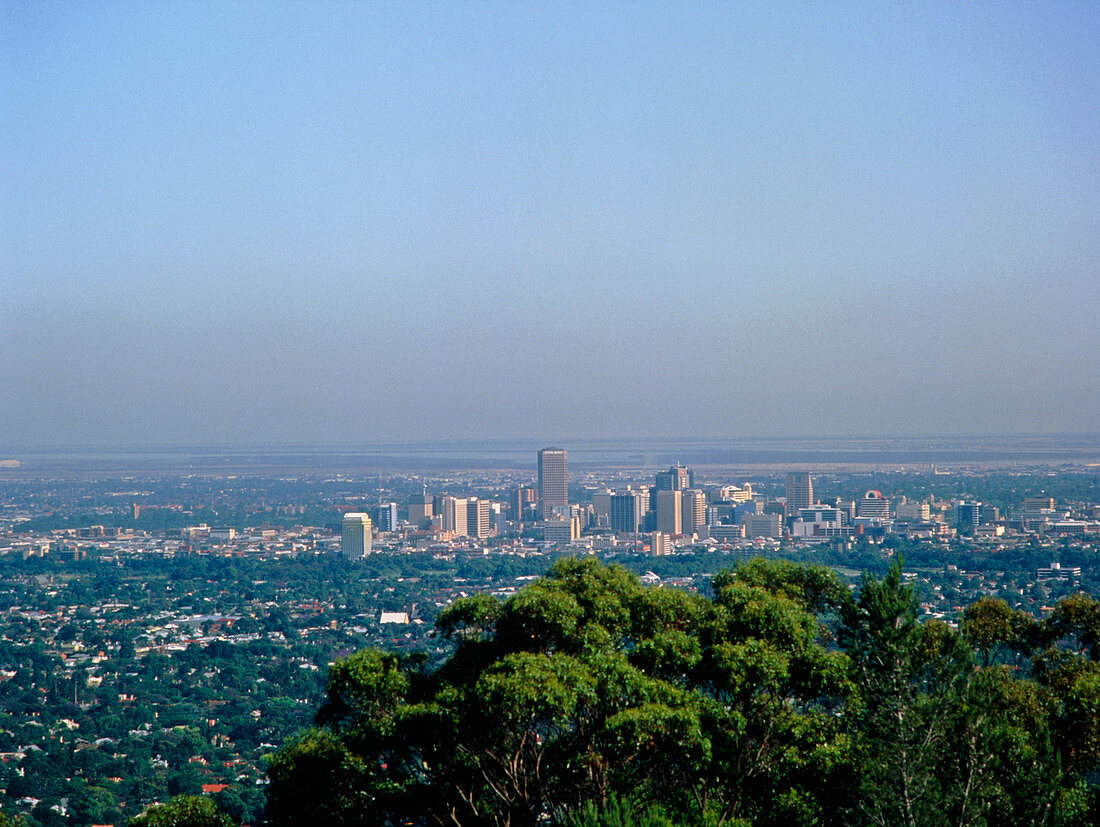 Photochemical smog over Adelaide,Australia