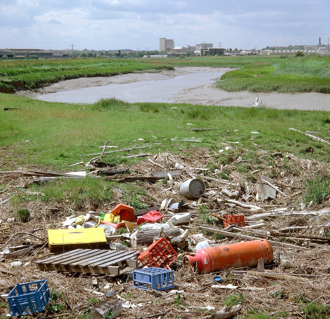 Washed-up rubbish,UK