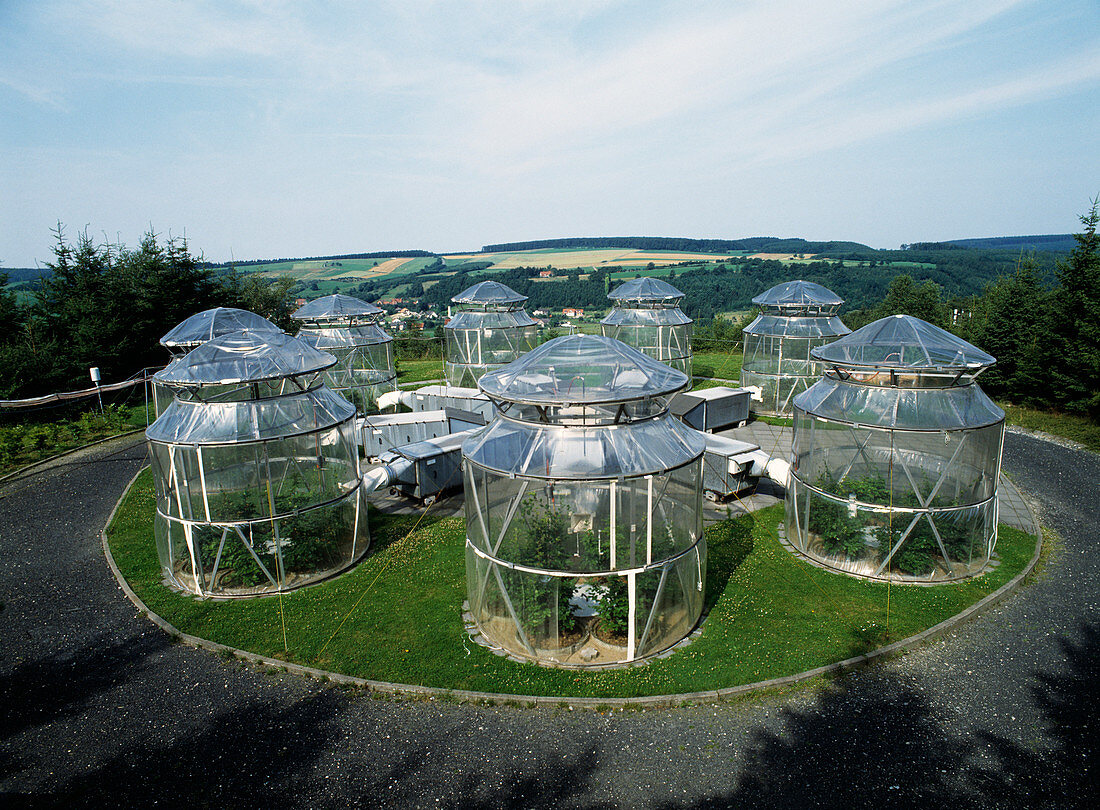 Pollution research domes