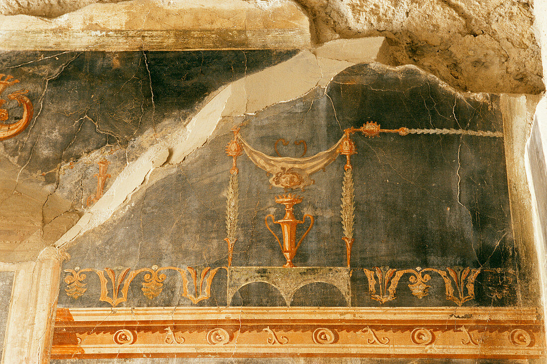 Roman fresco,Herculaneum
