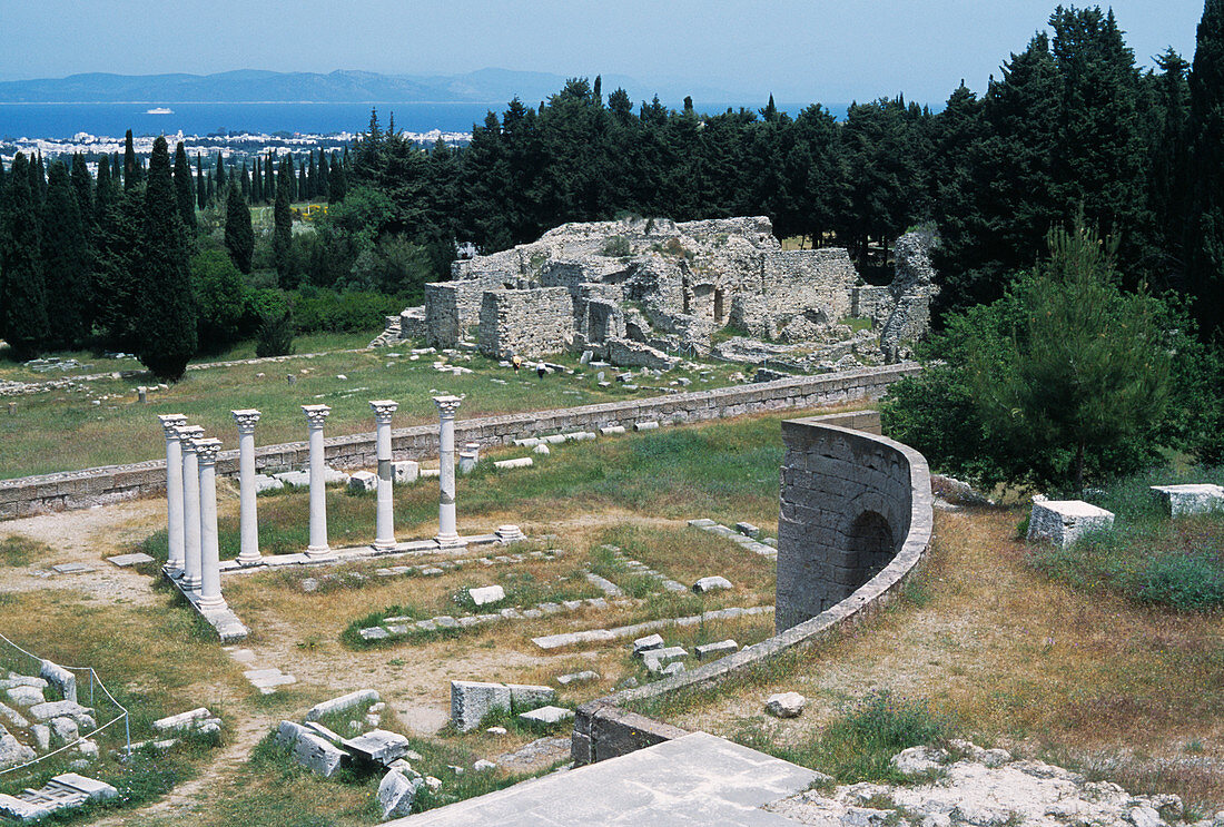 Ancient hospital ruins