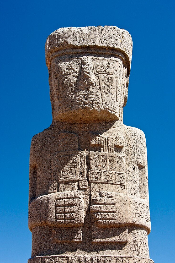 Statue,Tiahuanaco,Bolivia