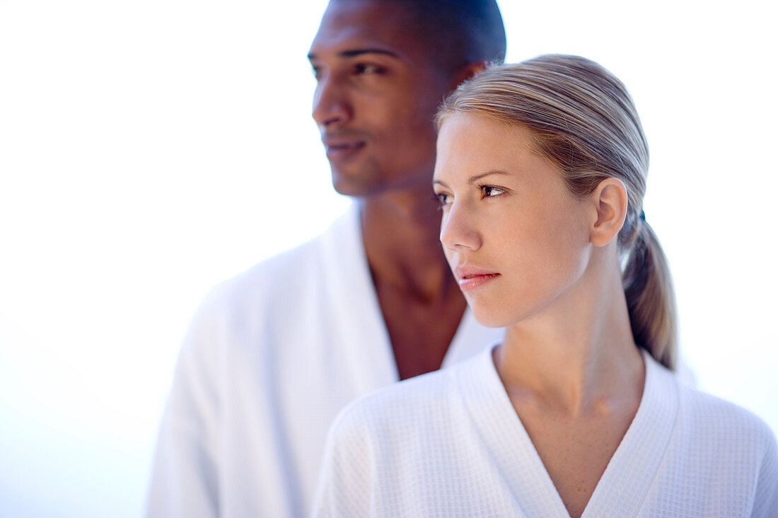 Couple at a spa