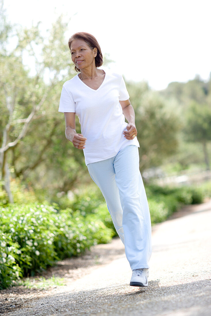 Woman jogging