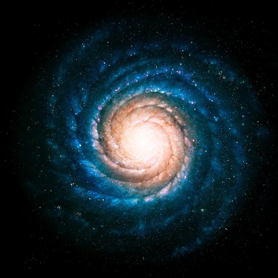 Spiral galaxy,artwork