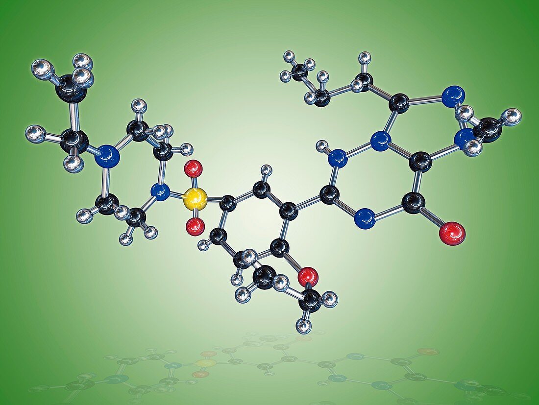 Levitra drug molecule